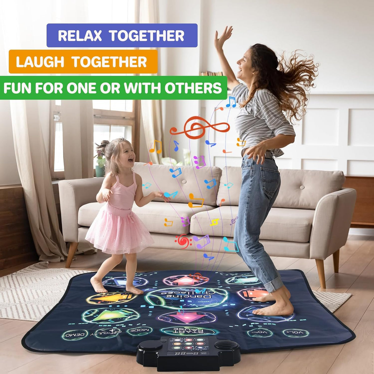 Dance Mat, Electronic Dance Mixer Rhythm Step PlayMat - 1player - image 2