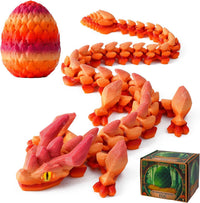 3D Printed Dragon Eggs with Dragon Inside - Random Twilight Mountain Range
