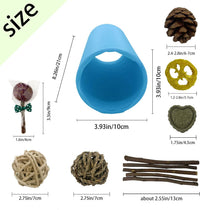 Plastic Hamster Tunnels, Small Animal Tubes - 【Blue】 / 【2 PCS】 - image 3