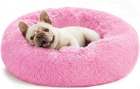 Love's cabin Calming Cat Bed for Indoor Cats - Pink / 20"