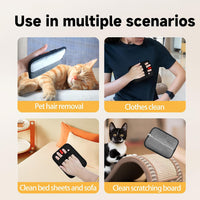 NVNAN Pet Hair Removal Glove for Dogs & Cats - Fabric Pet Hair Gloves + Pet Grooming Brush - image 3