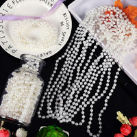 Hicarer 24 Pcs 31.5 Inch White Faux Pearl Necklaces Bulk – Fun for Kids & Family - 100 - image 3