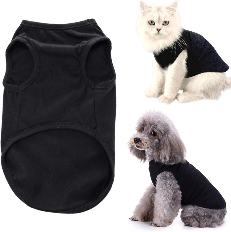 Dog Skirt Shirts, Puppy Dresses for Small Dogs Girls - X-Large / Black