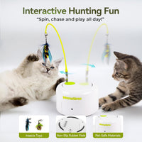 All for Paws Cat Toys Interactive Butterfly Flutter Bug Cat Automatic - bug - image 2