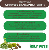 Herbal Gut Cleanse & Natural Parasite Support for Dogs & Cats with Probiotics – Promotes Digestive Health, Detox, and Wellness – Liquid Supplement for Pets – Made in The USA