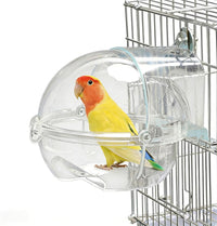 Automatic Bird Shower with Pump - 【Roundness Transparent Bird Bath】