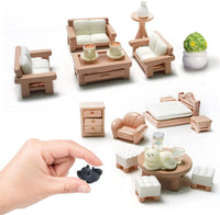 23 PCS Mini Dollhouse Furniture Resin Accessories Set – Fun for Kids & Family - image 3