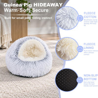 Guinea Pig Hideout, Doughnut Guinea Pig Bed - Grey - image 2