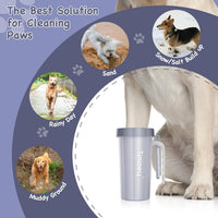 Paw Cleaner with Handle for Large Dogs - image 2