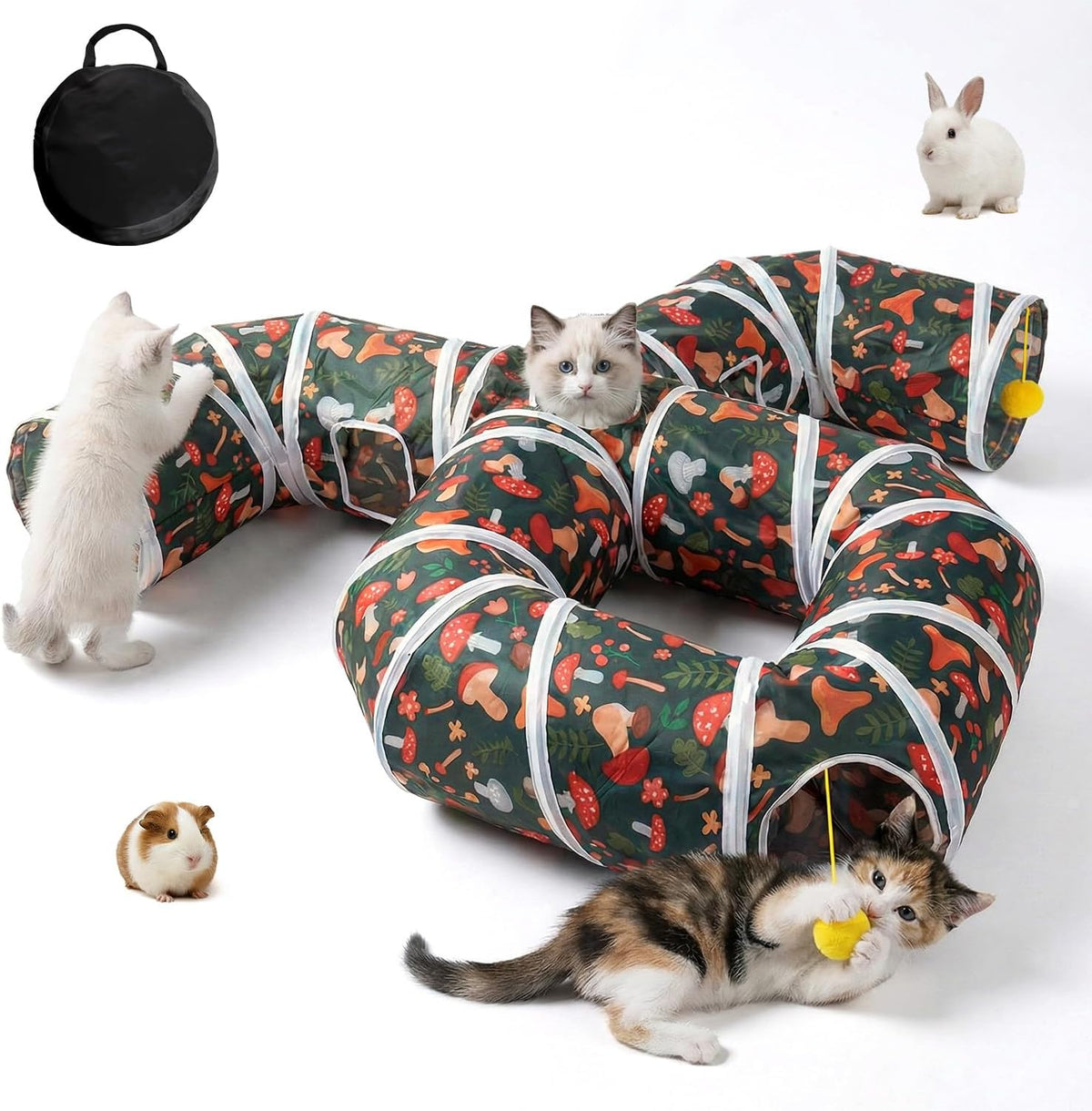 Cat Tunnel for Indoor Entertainment - Octopus-shaped