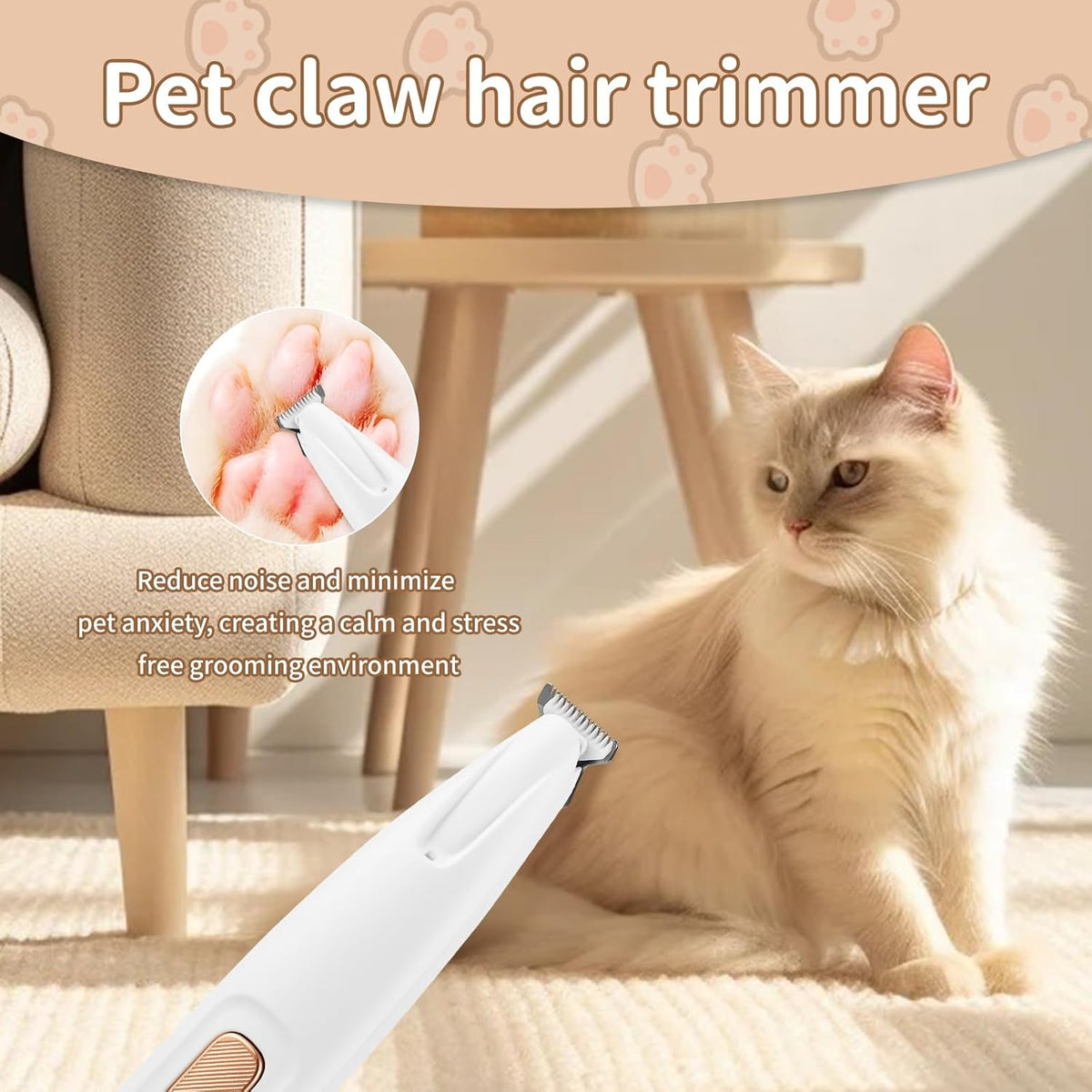 Upgraded Electric Dog Paw Trimmer, Paw Trimmers for Dog's Feet - image 3