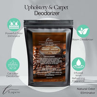 Café Aroma Carpet Freshener Powder Refill 36 oz | Powerful Odor Eliminator for Home | Upholstery Deodorizer | Carpet Deodorizer | Pet Urine | Cat Litter Box