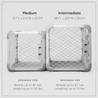 Diggs Evolv Modular Dog Crate for Dogs 16-18" Tall - Medium (31.7L x 21.4"W x 22.2"H) / Ash - image 3