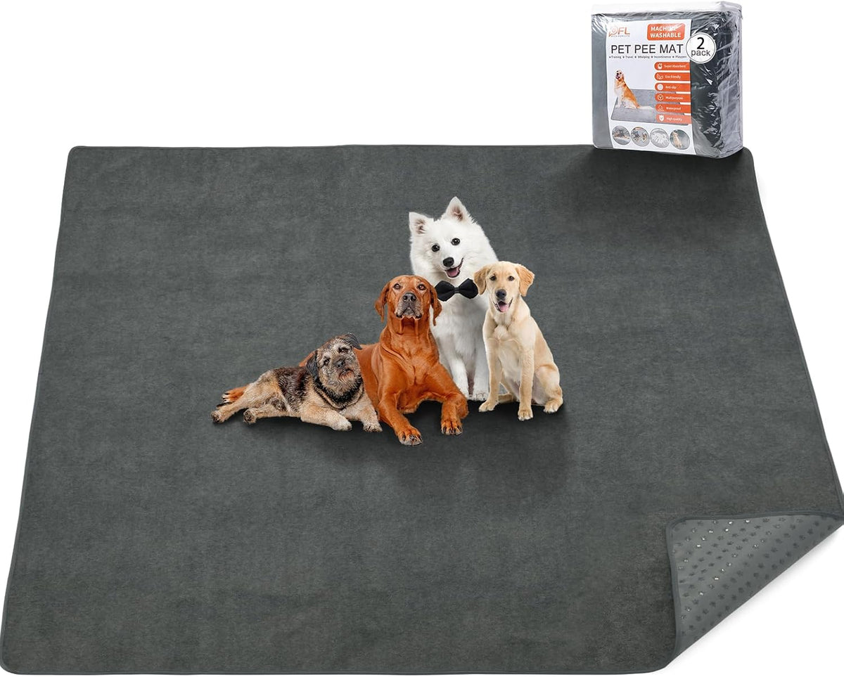 Washable Pee Pads for Dogs - 48"x60"-2PACK