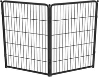FXW Homeplus Unleashed Indoor Dog Playpen - Stress-Free and Safe Play, Heavy Duty 40 Inch 2 Wire Panels Dog Pen for Medium and Large Dogs, Black│Patented