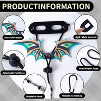 2 Pack Bearded Dragon Lizard Harness Leash Set with Dinosaur Wings – Essentials for Small Pets - image 3