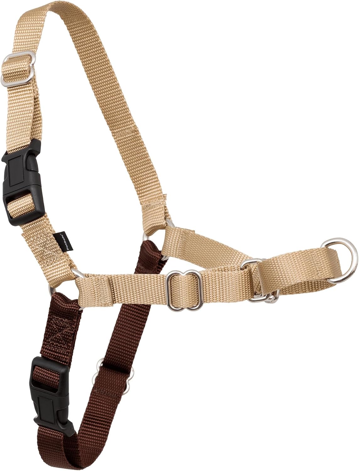 PetSafe Easy Walk Harness, No Pull Dog Harness, Royal Blue - Tan/Brown / Medium/Large / 1