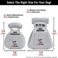 DogBuddy Pooper Scooper, Portable Dog Pooper Scooper - Medium / Mist - image 2