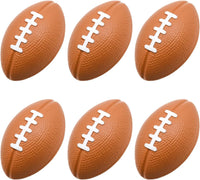 MIDELONG 6 pack of mini foam footballs, about 2.2 inches long