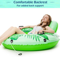 Jasonwell Inflatable River Tube Float - Large / Green - image 4