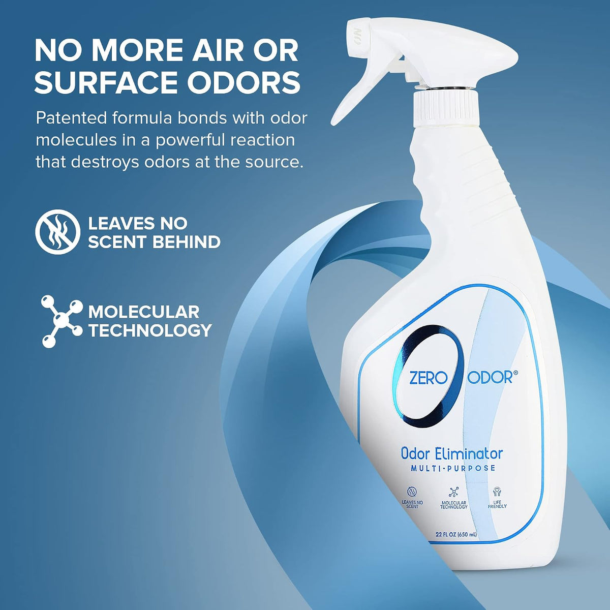 Zero Odor Multi-Purpose Odor Eliminator - 22 Fl Oz (Pack of 2) - image 3