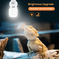 UVB Bulb for Reptiles, 10.0 26W UVB Light for Reptiles - 10.0-6.1 Inch - image 2