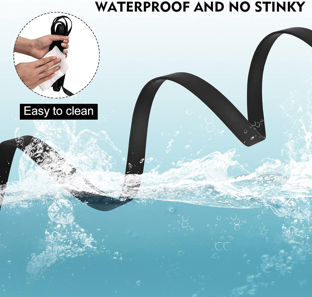 Waterproof Long Leash Durable Dog Recall Training Lead Great - Black / 50ft - image 2