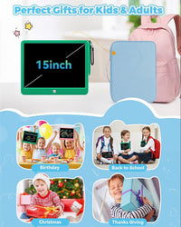 KOKODI 12 Inch LCD Writing Tablet with Anti-Lost Stylus - Green / 15 inch - image 4