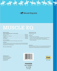 Uckele by SmartEquine Muscle EQ™ Powder | Muscle Supplement with L-Carnitine for Horses | Amino Acid Beta-Alanine for Optimal Muscle Function & Supports Recovery | 4.3 lb Bag