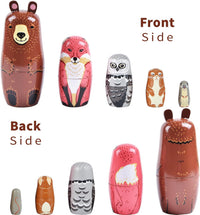 Russian Nesting Dolls, Bear Wooden Stacking Set - Bear - image 3