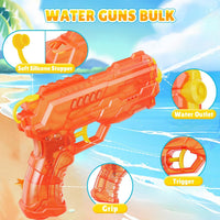 Water Gun Squirter for Kids Squirt Gun 2 Pack – Fun for Kids & Family - 2 Pack: Blue+Orange - image 3