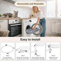 Cat Desk Bed with Summer Colling Mat, 360° Rotating & Height Adjustable Indoor Cat Nest, Large Desktop Cats Perch for Home Offcice Space Saving, Supports Up to 40 lbs, Machine Washable Removable Cover