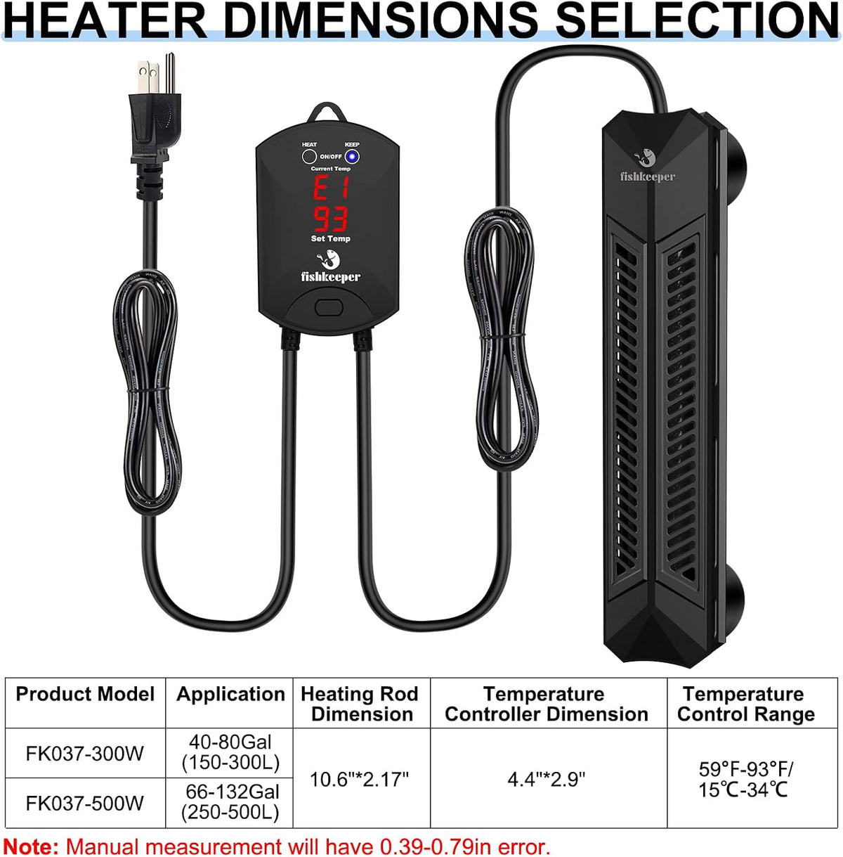 fishkeeper Aquarium Heater - 500W for 66-132 gallon - image 3