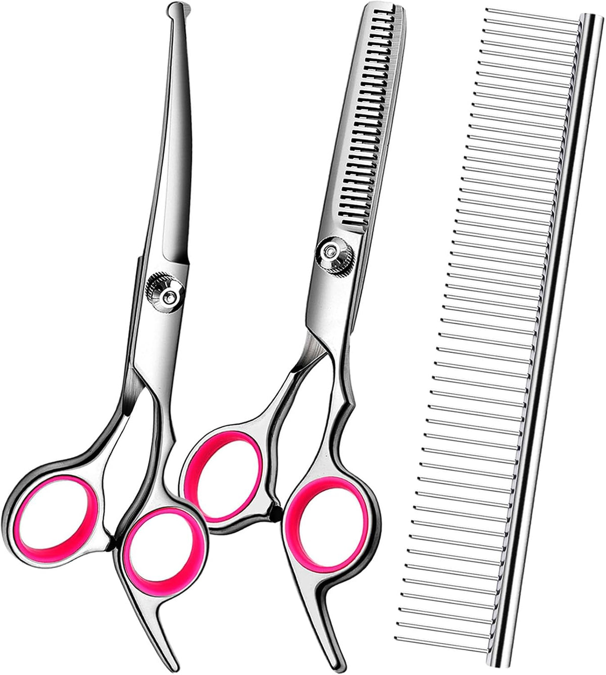 Dog Grooming Scissors Kit - Pink / 3 - image 2