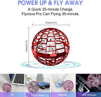 ATHLERIA Magic Flying Orb Ball, Boomerang Hover Balls - Flying Ball Only / Red - image 3