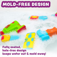Tub Works Construction Trucks Mold Free Bath Toys, Sealed - Tools - image 4