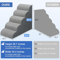 MEJYJEM Dog Stairs for high Beds 28.7” H - image 3