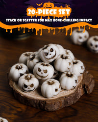 Uniclife Aquarium Imitative Rainbow Sea Urchin Ball Artificial - 20 Pcs Mini Pumpkin - image 3
