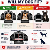 Airline Approved Expandable Premium Pet Carrier on Wheels - GREY - image 3