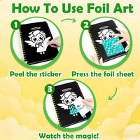 FUNNYB&G Foil Art Craft Kit for Kids - Christian - image 4