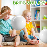 GCQJOQ 9 inch marbleized playground balls in six colors with a pump - view 6