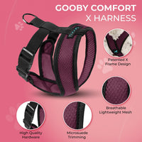 Gooby Comfort X Head-in Dog Harness, Choke-Free - X-Large Chest (20.5-28") / Purple - image 3