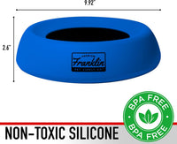 Franklin Sports No-Spill Travel Pet Bowl for Dogs + Cats - Blue / 27 Ounces - image 2