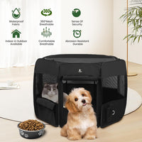 X-ZONE PET Foldable Dog Playpen - XL / Black - image 2