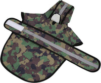 HDE Dog Raincoat with Hood & Leash Hole S-XL Dog Rain Jacket Ducks L – Essentials for Dogs - Large / Green Camo - image 3