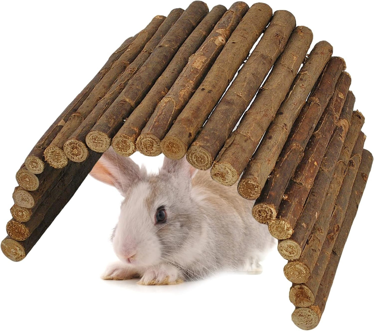 kathson Wooden Hamster Bridge - M (15.7 x 6.0 inches)
