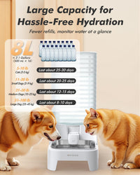 Automatic Dog Water Bowl Dispenser with Patented Faucet - 8L - image 2