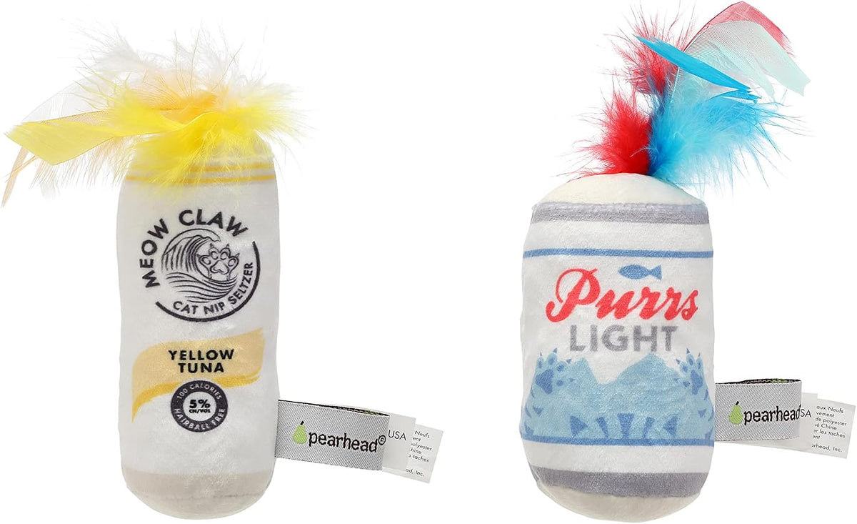 Pearhead Fall Maple Leaf and Syrup Cat Toys, Set of 2 – Essentials for Cats - Pawty Time Cat Toys