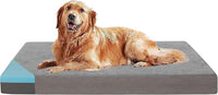 Orthopedic Memory Foam Dog Bed, Cooling Dog Beds for Extra Large Dogs -Waterproof Pet Bed for Crate with Removable Washable Cover, XL(41inch,90Lbs)