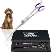 Kenchii Scorpion Dog Grooming Scissors 7in Curved - 8" Curved